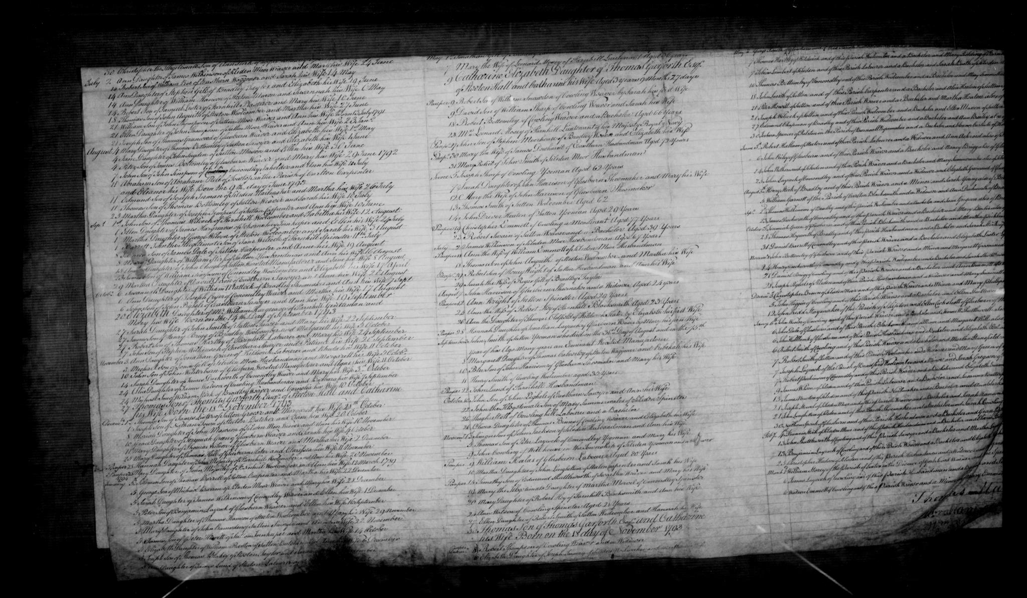 Marriage Kildwick, Yorkshire, England (St. Andrews Church) 4 Feb 1793 Francis Stirk & Olivia Fort