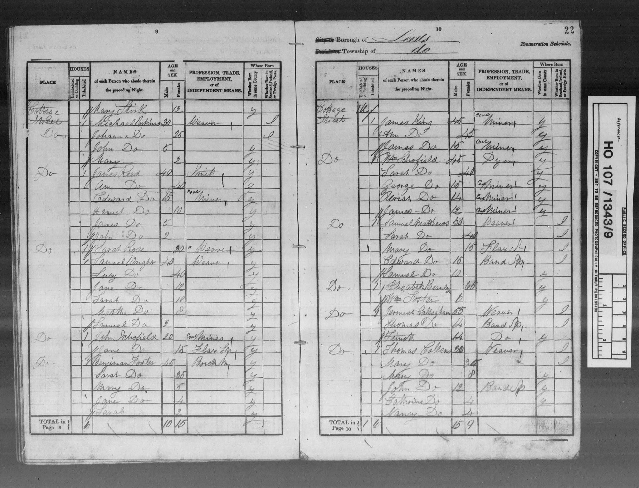 Census England 1841 HO107-1343 Book:9 Folio:21 Page:8 Schedule:3100