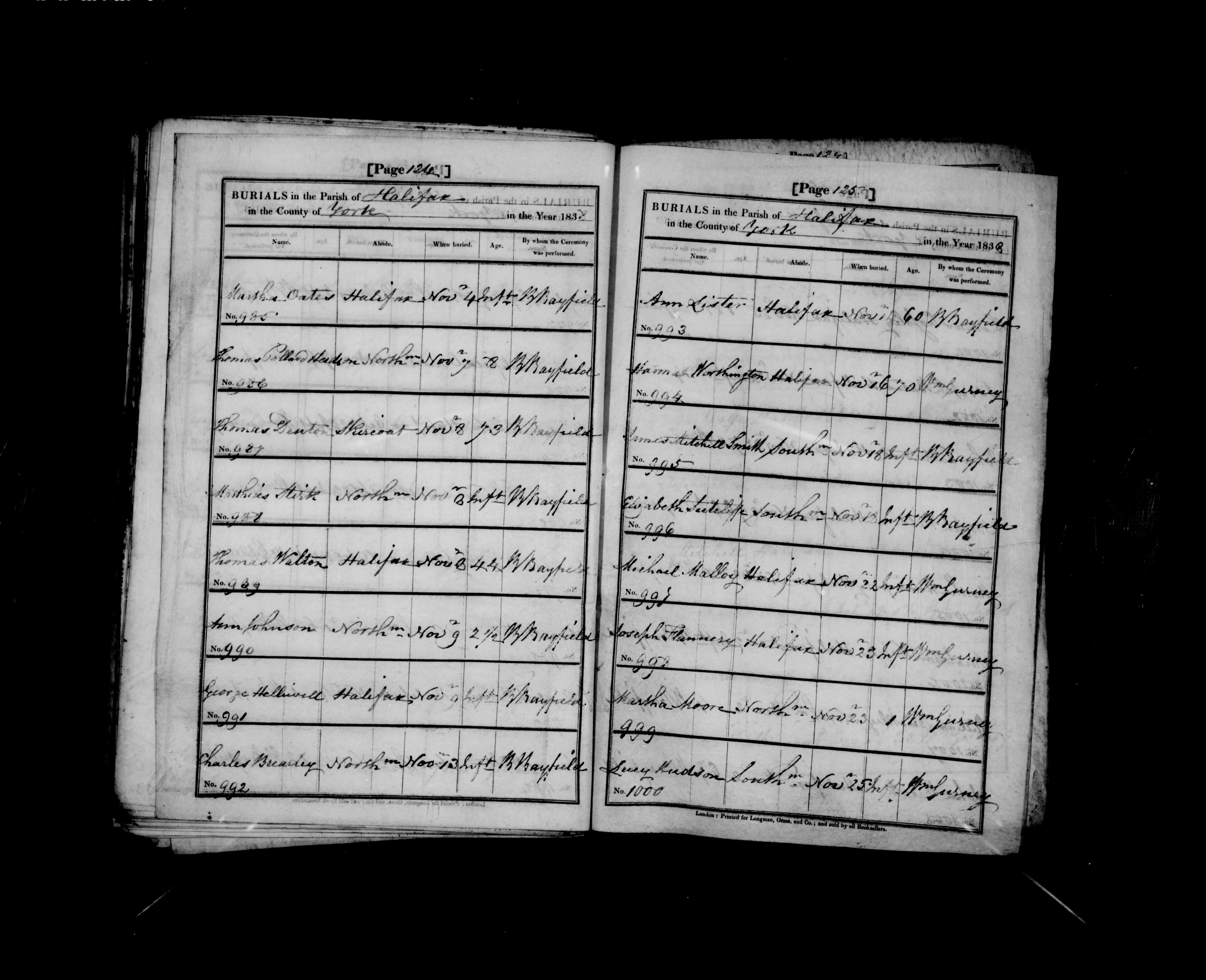 0O886 Burial Halifax, Yorkshire West Riding, England (St. John_s Church) 8 Nov 1838 Matthias Stirk.jpg