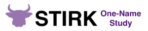Stirk One-Name Study Logo